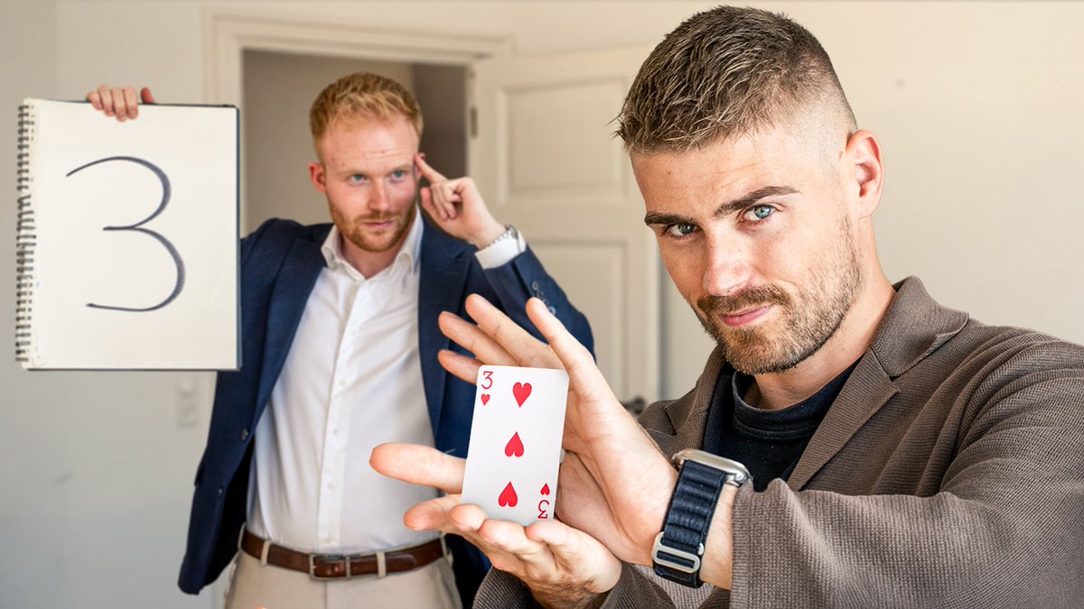 MarkTange's tweet photo. Det her var en af de mest uforudsigelige dage, jeg har haft.

Jeg tilbragte en hel dag med Malthe Brag, professionel mentalist og tankelæser, som lever af at aflæse kropssprog, manipulere med psyken og skabe illusioner, der føles helt ægte.

Malthe begyndte allerede som teenager at eksperimentere med tankelæsning, og i dag optræder han med shows over hele landet. Sammen gik vi ud på gaden, hvor han udfordrede tilfældige mennesker med alt fra løgne og pinkoder til deres musiksmag, og jeg fik selv lov at prøve kræfter med det.

Se hele afsnittet på min YouTube-kanal “Mark Tange” - link i bio 📌