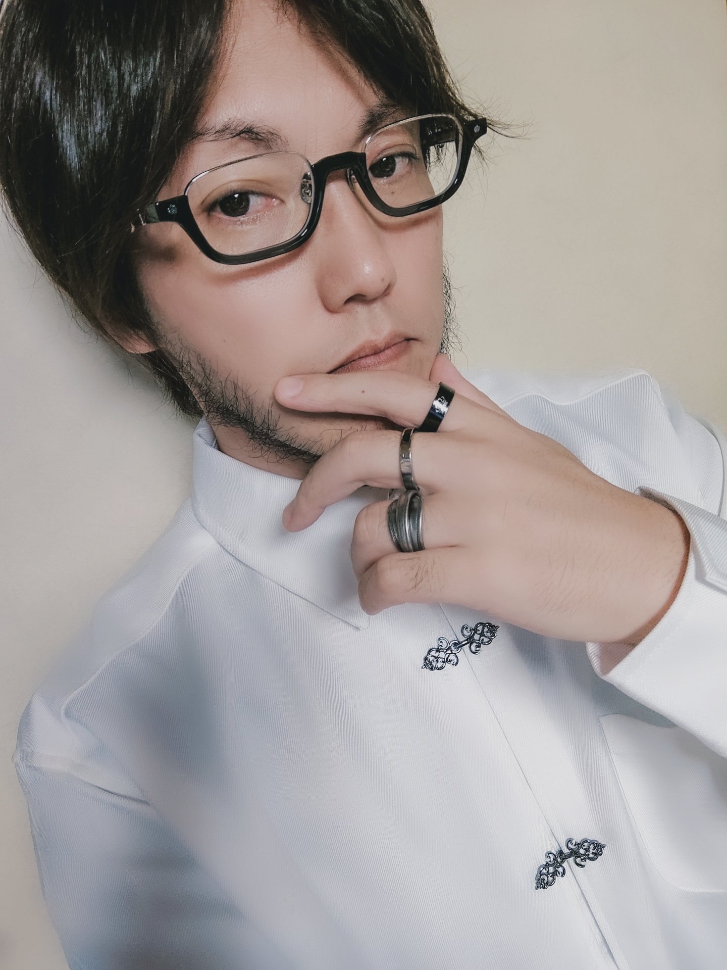 レゼモデル ブラックフレーム眼鏡 MRF-25A-209 94 JINS×チェンソーマン