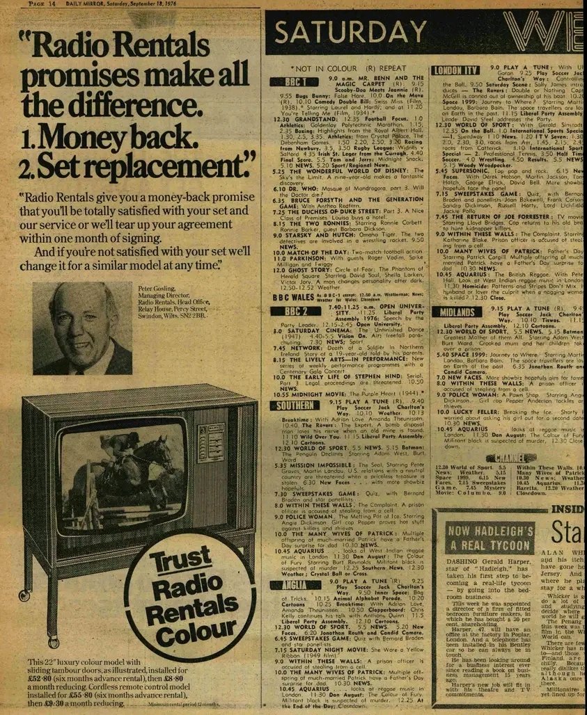 laurelHardyNews's tweet photo. On Saturday, September the 18th, 1976 at 10.10, The Boys were selling mouse traps on BBC1.

#LaurelAndHardy
#StanAndOllie
#StanLaurel
#OliverHardy
#SwissMiss

@ArthurStanleyJ 
@ONorvellHardy https://t.co/QNyeiIGpjC