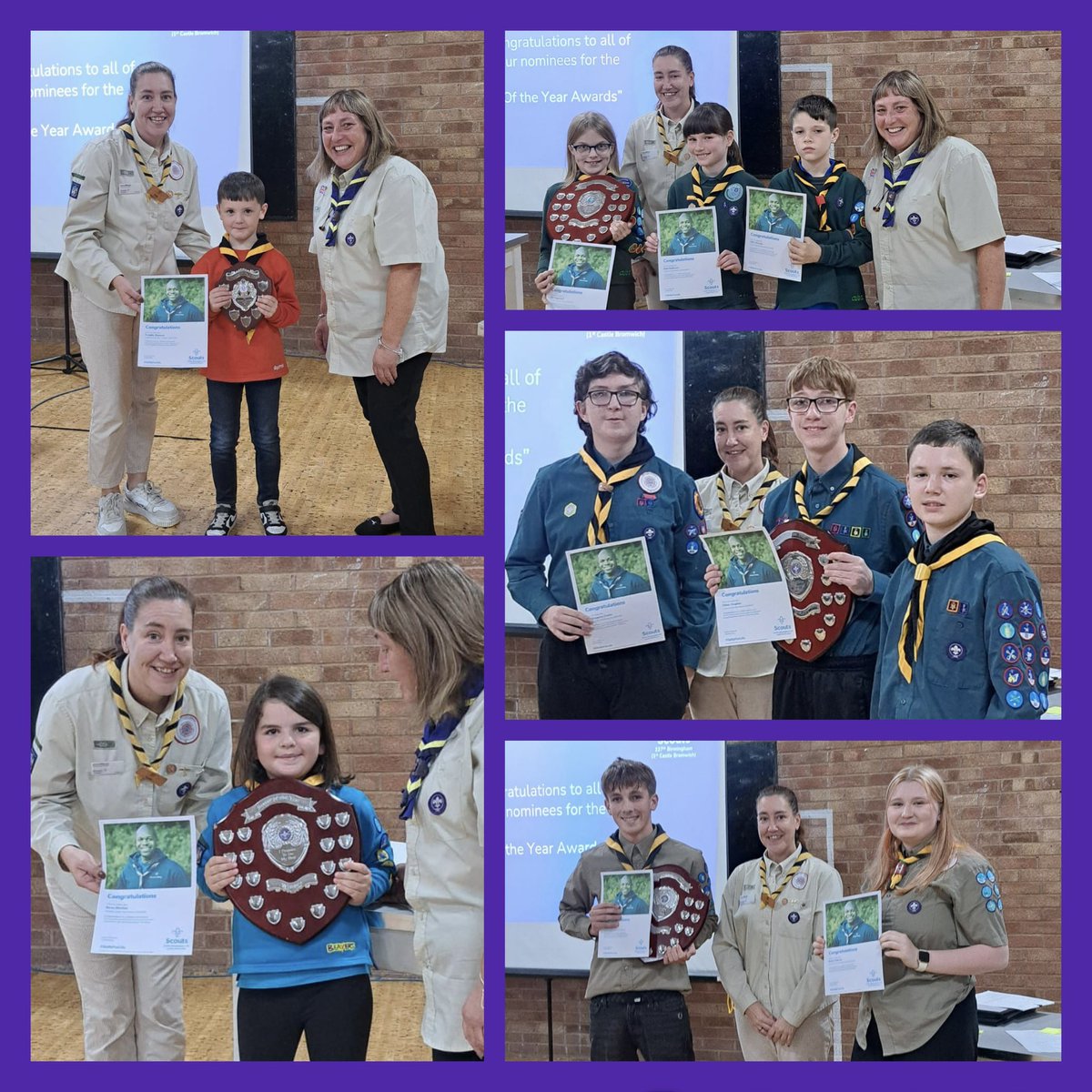 Well done to the young people who were nominated/won Squirrel, Beaver, Cub, Scout and Explorer of the Year! 👏🏻