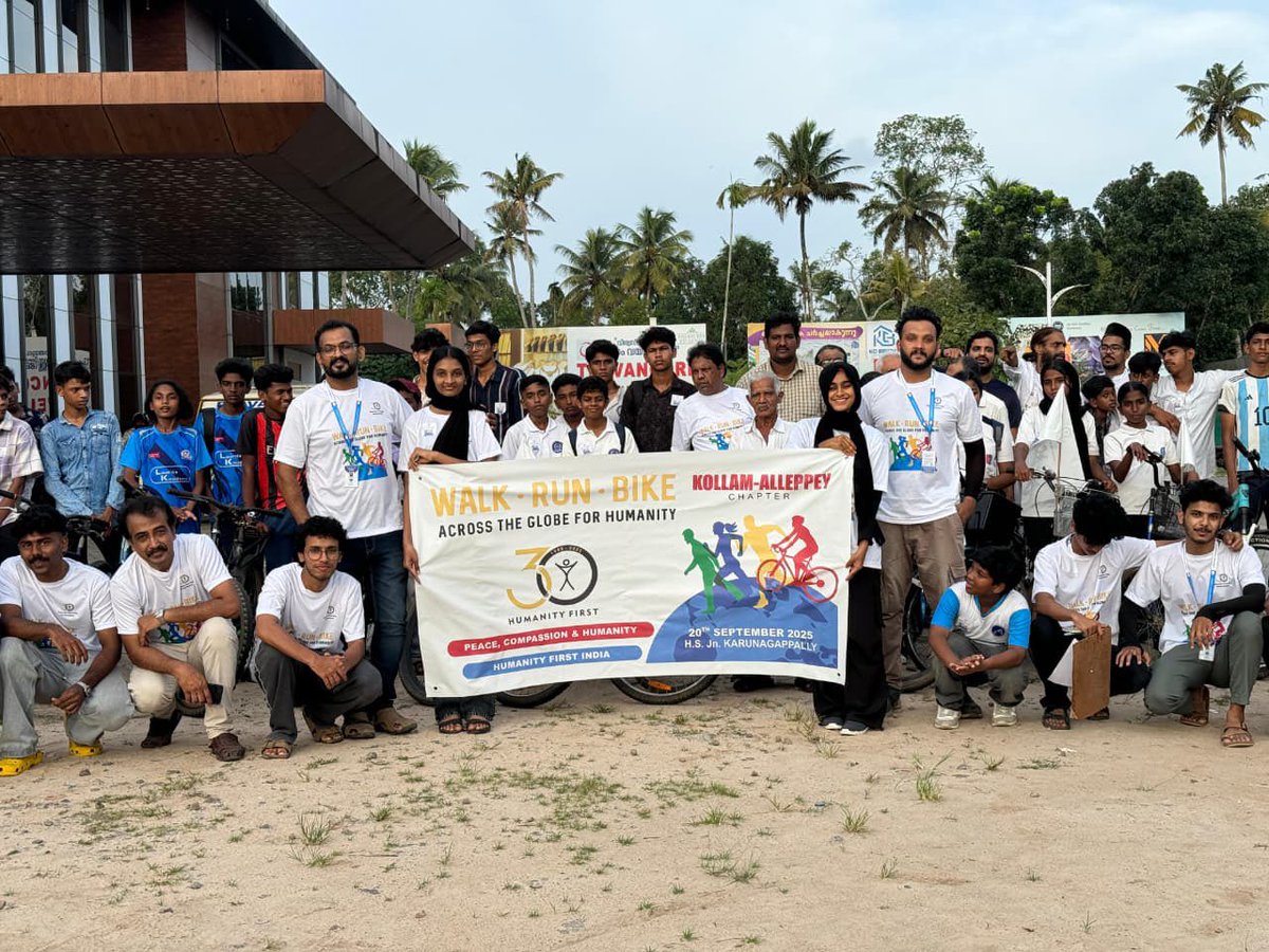 HFI1995's tweet image. Outstanding efforts by our @HumanityFirstIN team for our #WalkRunBike challenge across various regions of #India