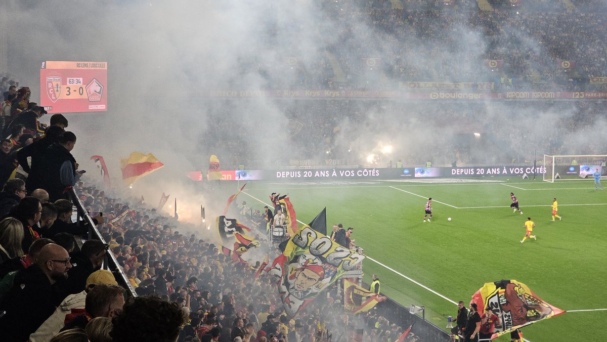 C'était fou ❤️💛 #RCLLOSC