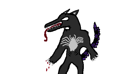 Mój fanarcik dla widza  chciał bym narysował go jako wikołaka venoma i aliena jak na moje supcio #sztuka #vtube #plvtube #jebaćstarebaby #notorasizm