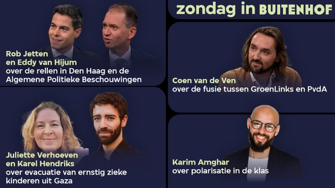 De gasten vandaag weer bij Buitenhof tv, ze laten wel duidelijk zien welke doelgroepen in Nederland gefaciliteerd worden. Zo duidelijk dat ik Buitenhof "links" laat liggen, nu en in de toekomst