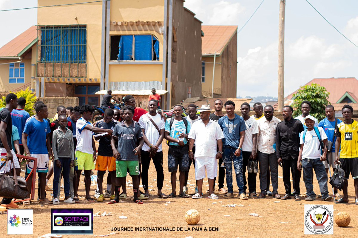LydieKahambu's tweet photo. À l’occasion de la #JIP , les jeunes de la @RDC_JPS section Beni, ont organisé une activité de vulgarisation du plan opérationnel provincial de mise en œuvre de l’Agenda Jeunesse, Paix et Sécurité (Résolution 2250) dans la ville de Beni, avec l’appui technique de @DPJINCCN_NK . https://t.co/m6uruaL6Wh