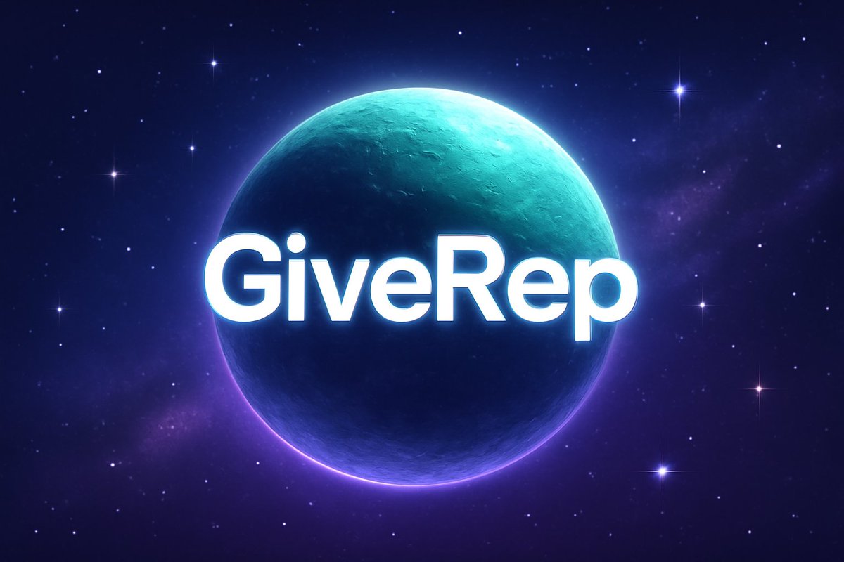Getano552439's tweet photo. Where community support meets Web3 innovation — your reputation turns into real value with $REP. 💎
💙 Like = 1 $REP
🔁 Retweet = 2 $REP
💬 Comment = 3 $REP
#GiveRep #Web3 #Crypto #FutureIsNow #EarnREP https://t.co/L3r0XKqB5a