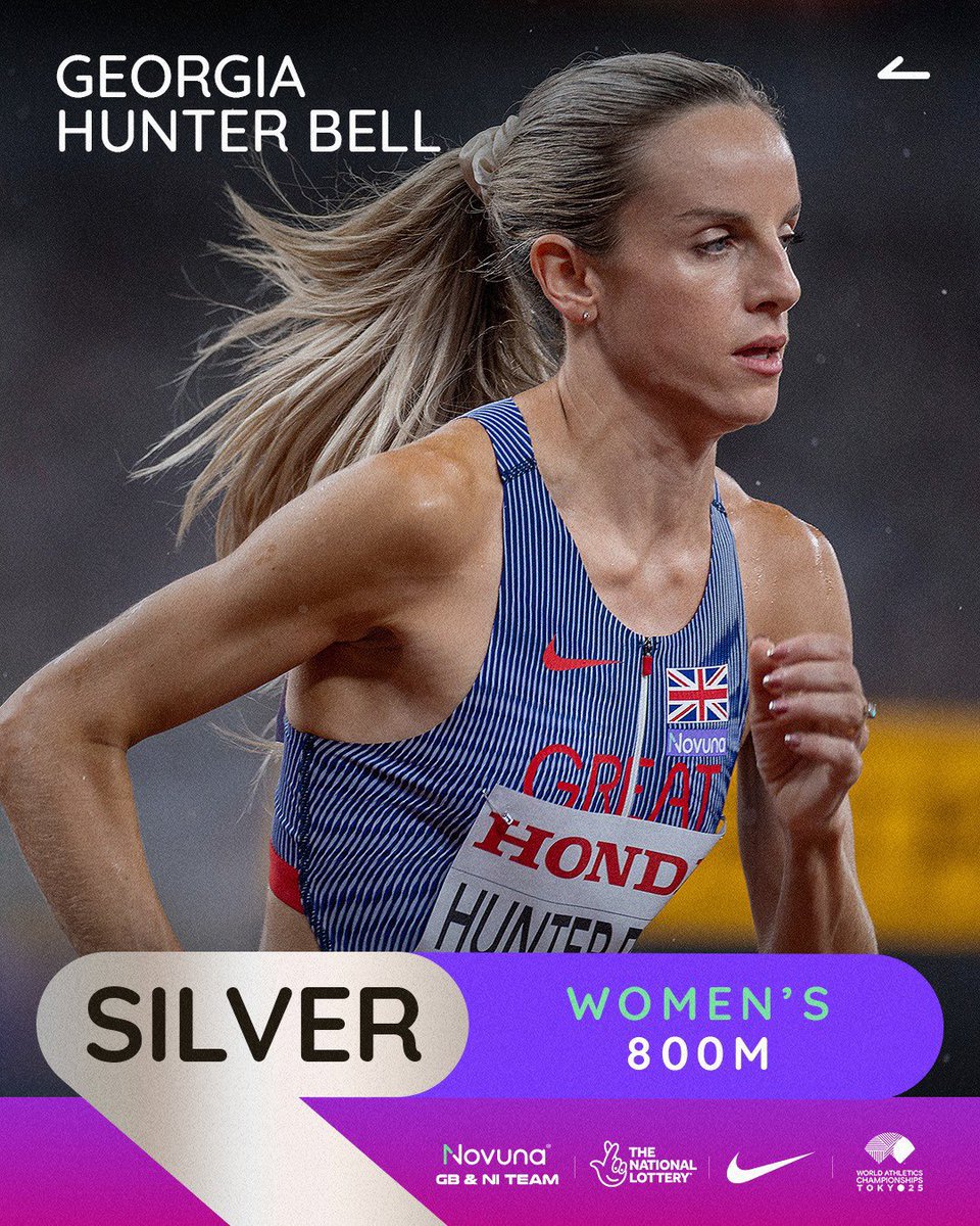 Just clarifying through all the Keely noise that Georgia got the silver! #WorldAthleticsChamps