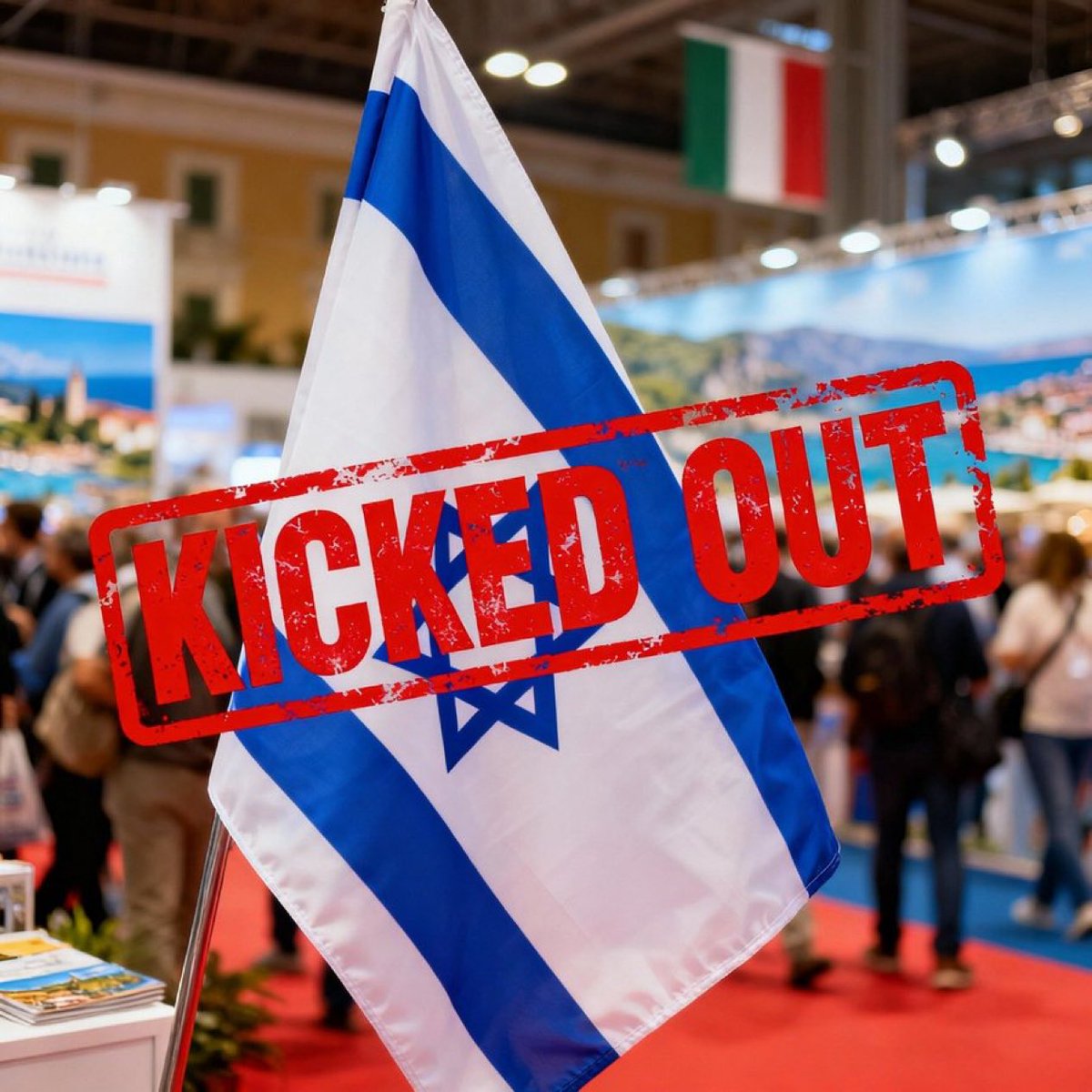 🇮🇹 BREAKING: Israel KICKED OUT of Major International Tourism Fair in Italy over Gaza

THANK YOU ITALY