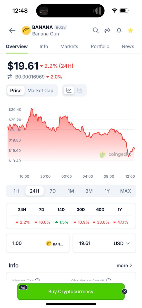 The  thesis on $BANANA remain same you can't tell me tokens with no actual use case or even lie about partnerships runs to millions and banana with everything to win for some reason the market turns a blind eyes we're talking about the fastest trading bot on chain
<a href="/cryptocevo/">cevo</a>