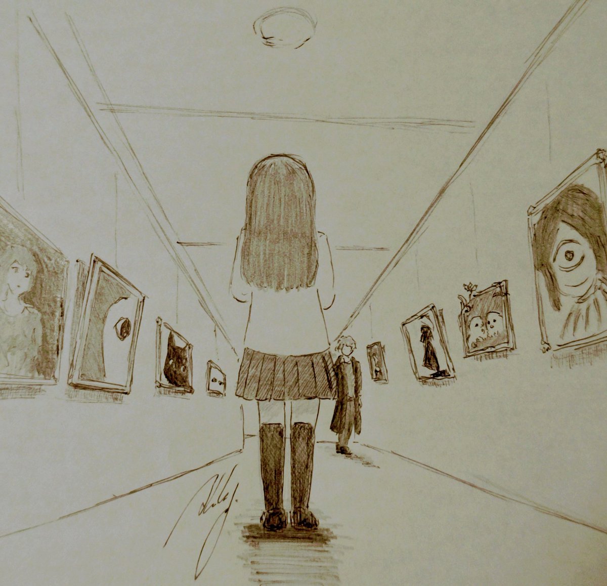 Hositugino_tono's tweet image. XX美術館 ギャラリー8 連絡・展示回廊

「奇妙があなたを見つめ返す―　
　ゲルテナ展」
　　　　　　　　　　開催中

違和感があっても引き返さないこと