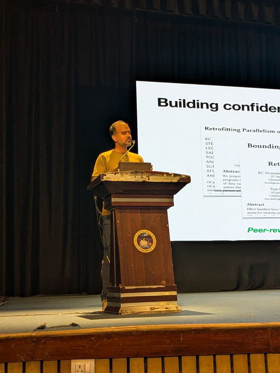FOSSUnited's tweet image. The og, KC, talking about the evolution of OCaml and everything around.
(also find KC on forklore!
forklore.in/maintainers/ka… )
22/n