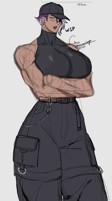 195cmのでっか女子wip
#OC 