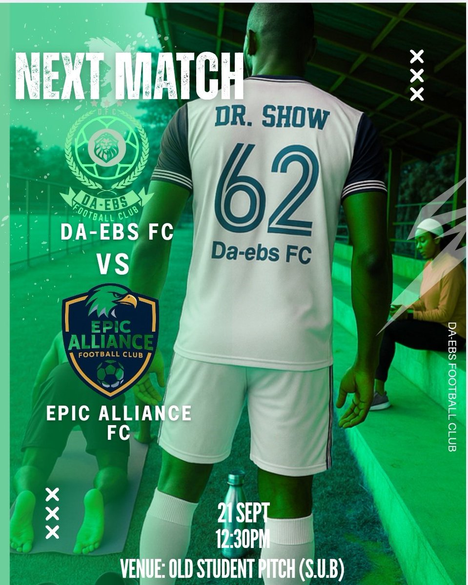 "Sigma Cup may be over, but our fight has just begun — Da-ebs FC is coming back stronger, hungrier, unstoppable. 💚⚽🔥 #DaebsFC #NeverBackDown"