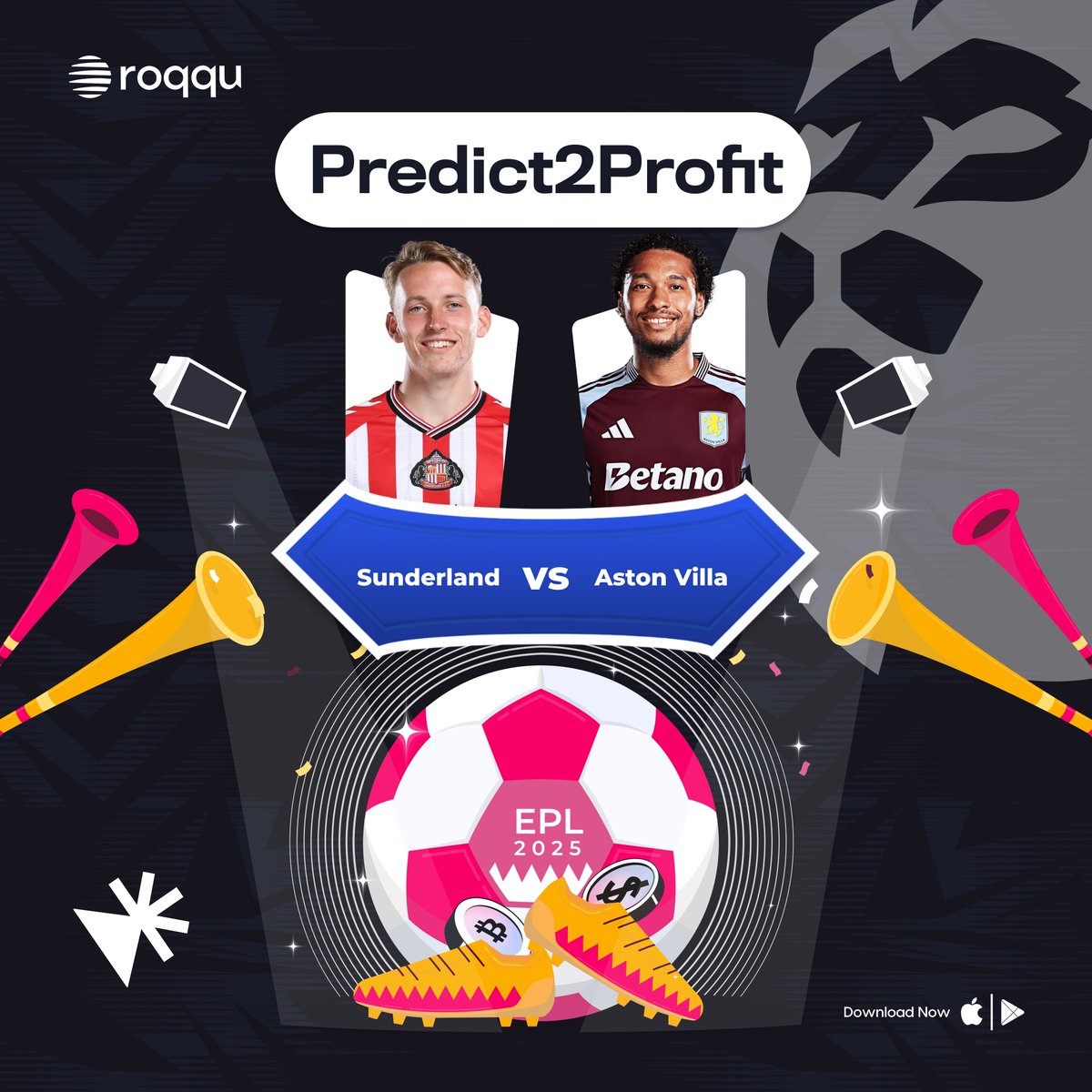 💰 Win up to ₦5,000 when you correctly predict how many Second Half goals will be scored in today’s EPL match! 

⚽️ Show off your football brain and win big every week in this season's EPL! 

All predictions close once the match kicks off, all entries afterwards are null.