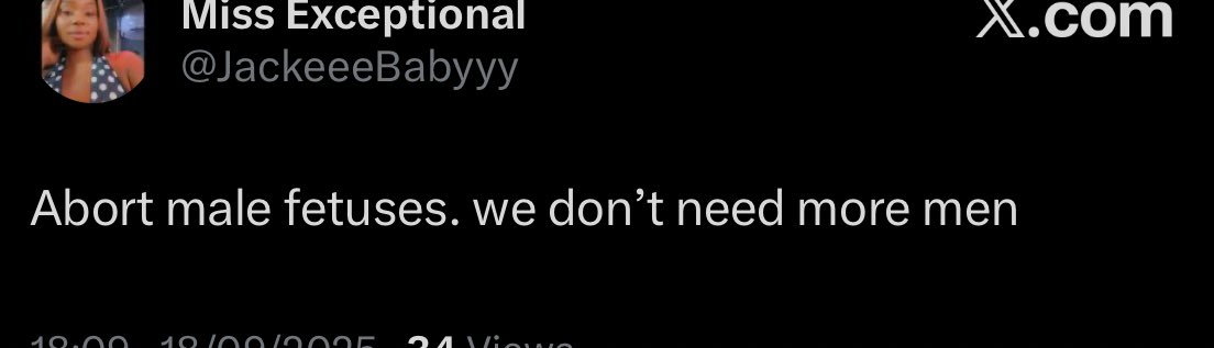 And men exist cause women allow it. Get to work ladies