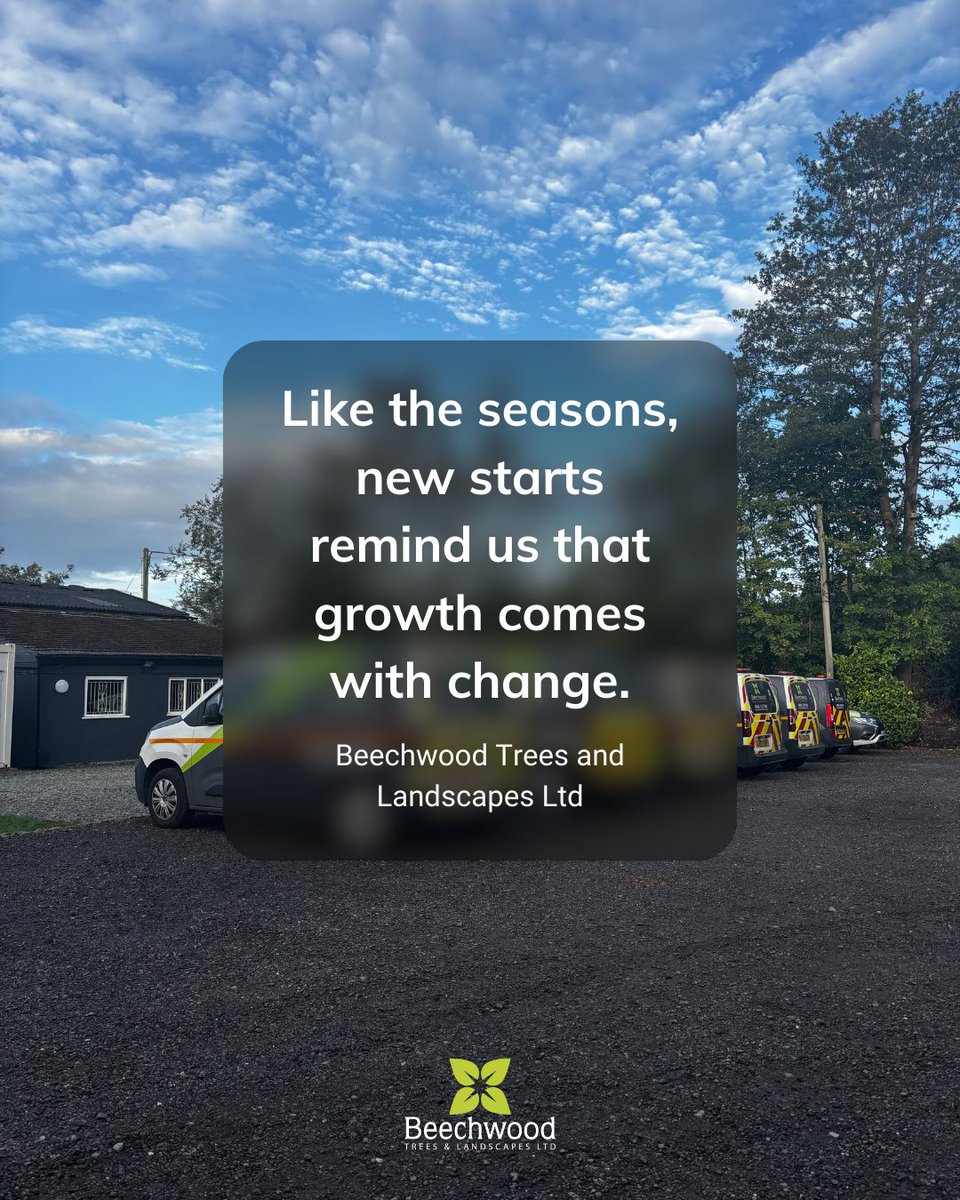 BossBeechwood's tweet image. Like the seasons, new starts remind us that growth comes with change 🍂✨ As the weather turns, we’re reminded that transformation is part of growth — in nature and beyond. #BeechwoodTeam #Landscaping #TreeSurgery