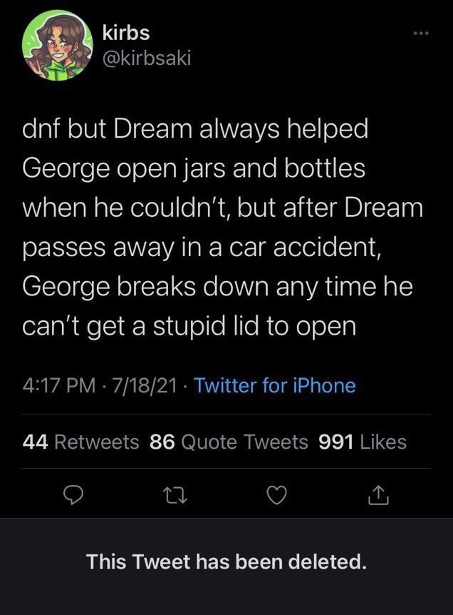 gc just had a whole search party for this tweet