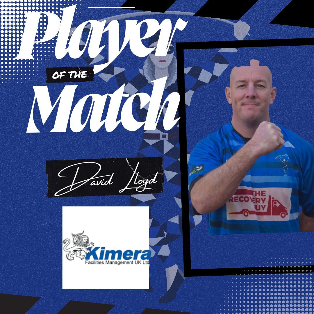 🏆 Player of the Match 🏆

For the second week in a row 👏 David Lloyd is our Player of the Match after another huge shift 💪 Sponsored by Kimera Facilities Management UK Ltd 🔵⚫️⚪️

#BristolHarlequinsRFC #PlayerOfTheMatch #UTQ #COYQ 🔵⚫️⚪️