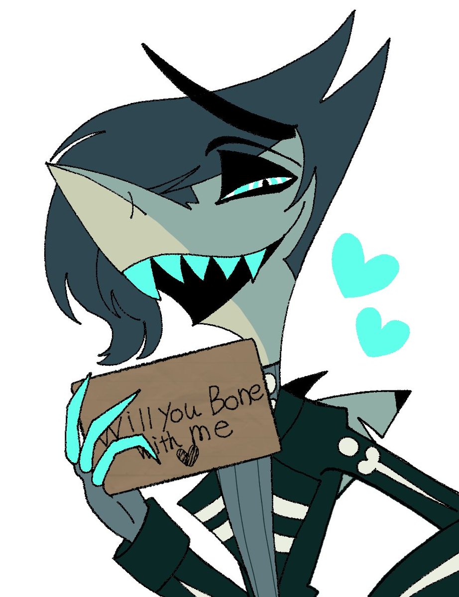 Maybe_opossum's tweet photo. Chaz🦈
 #HelluvaBossFanart 
 #ChazwickThurman 
 #HelluvaBossChaz https://t.co/W2DzgW8mgd