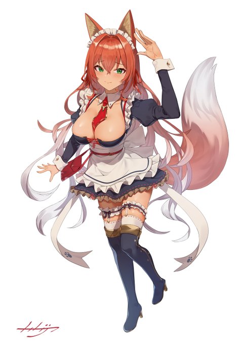 skebで描いた～
こういう立ち絵ぽいイラストもっと描きたいな～(チラ 