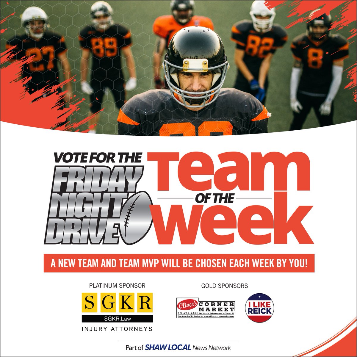 Friday Night Drive - Shaw Local (@fndrive) on Twitter photo Team of the Week nominees, QB, Part 1
<a href="/NateLang1513/">Nate Lang</a>
<a href="/sam_vandello/">Sam Vandello</a>
Kyson Francis, Milledgeville
<a href="/grant_tustin/">Grant Tustin</a>
<a href="/malikcarterqb1/">Malik Carter 2028 QB</a>
<a href="/jt_padron12/">Jesse Padron</a>
<a href="/DominicAlfano14/">Dominic Alfano ✞</a>
<a href="/Ben_Peterson_15/">Ben Peterson</a>
Brady Shule, <a href="/CometFootballCC/">Central Football CC</a>
Griffin Larsen, <a href="/SycoSpartans/">Sycamore Athletics</a>
Connor Henline, <a href="/CoalerFootball/">Coaler Football</a> Team of the Week nominees, QB, Part 1
<a href="/NateLang1513/">Nate Lang</a>
<a href="/sam_vandello/">Sam Vandello</a>
Kyson Francis, Milledgeville
<a href="/grant_tustin/">Grant Tustin</a>
<a href="/malikcarterqb1/">Malik Carter 2028 QB</a>
<a href="/jt_padron12/">Jesse Padron</a>
<a href="/DominicAlfano14/">Dominic Alfano ✞</a>
<a href="/Ben_Peterson_15/">Ben Peterson</a>
Brady Shule, <a href="/CometFootballCC/">Central Football CC</a>
Griffin Larsen, <a href="/SycoSpartans/">Sycamore Athletics</a>
Connor Henline, <a href="/CoalerFootball/">Coaler Football</a>
