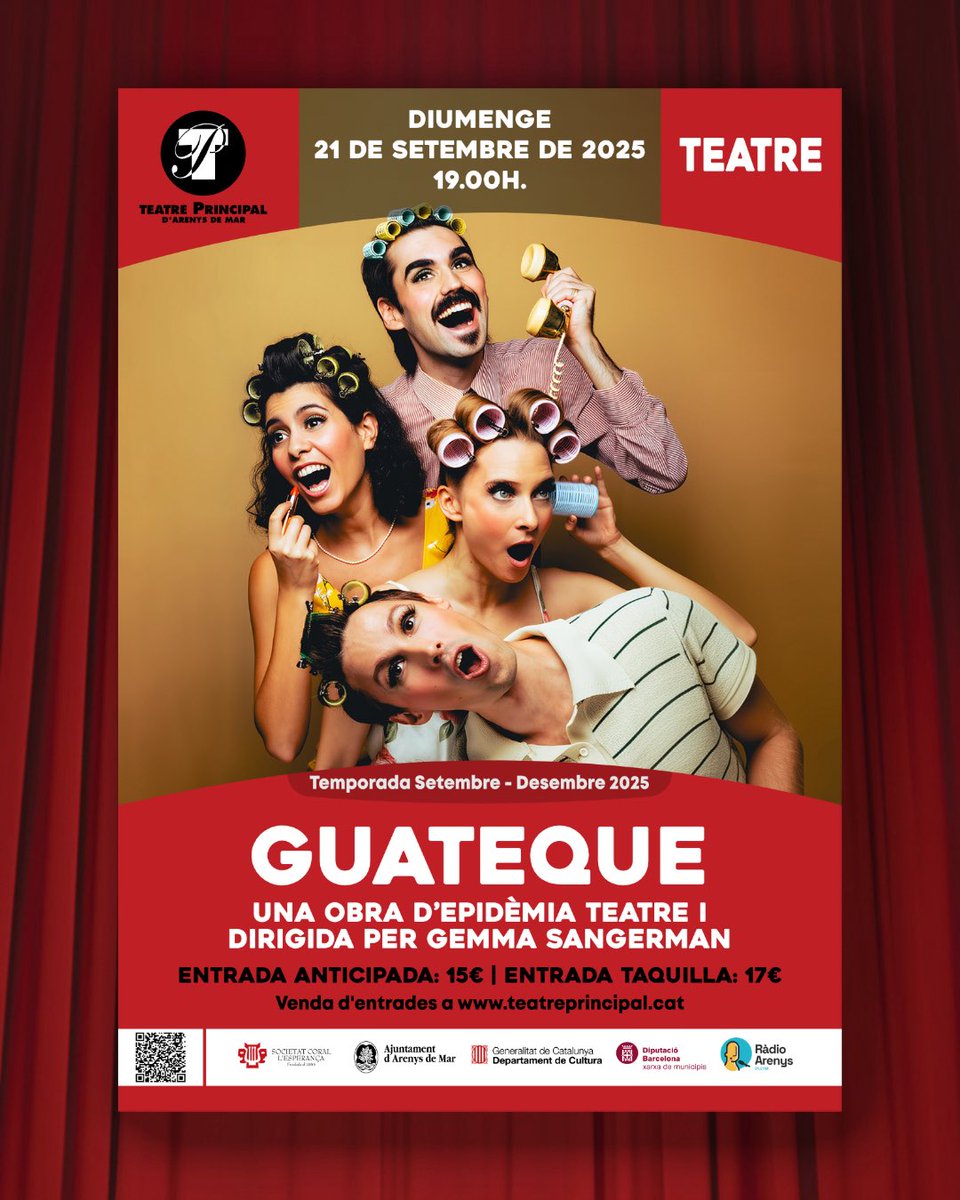🌟 Guateque d’Epidèmia Teatre et convida a viure una comèdia musical diferent i molt divertida.

És una versió lliure de Les noces de Fígaro plena d’embolics, música en directe i referències dels anys 60: Massiel, televisió, i l’esperit de les festes d’abans, tot amb molt d’humor