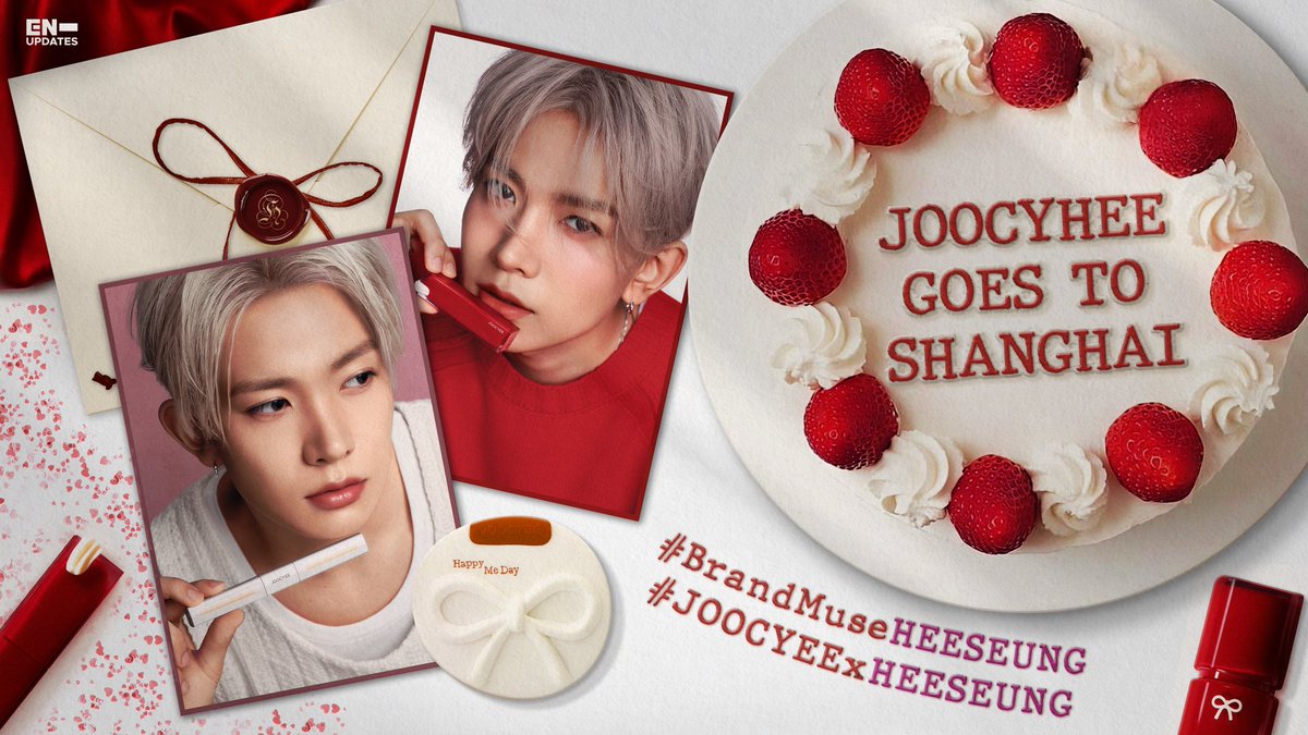 ENGENEs, Heeseung has arrived at the opening of Joocyee pop-up store in Shanghai, China! ❤

Let's use the tags below to show our support for Heeseung as he graces the doors and lights up the scene.✨

🔒 1,000 Replies &amp; RTs

JOOCYHEE GOES TO SHANGHAI
#BrandMuseHEESEUNG