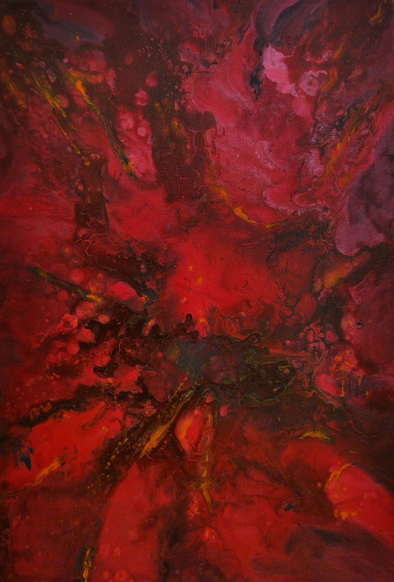 Late late gm ❤️

'Passion' 
50 x 35cm acrylic on canvas
Link below ⬇️