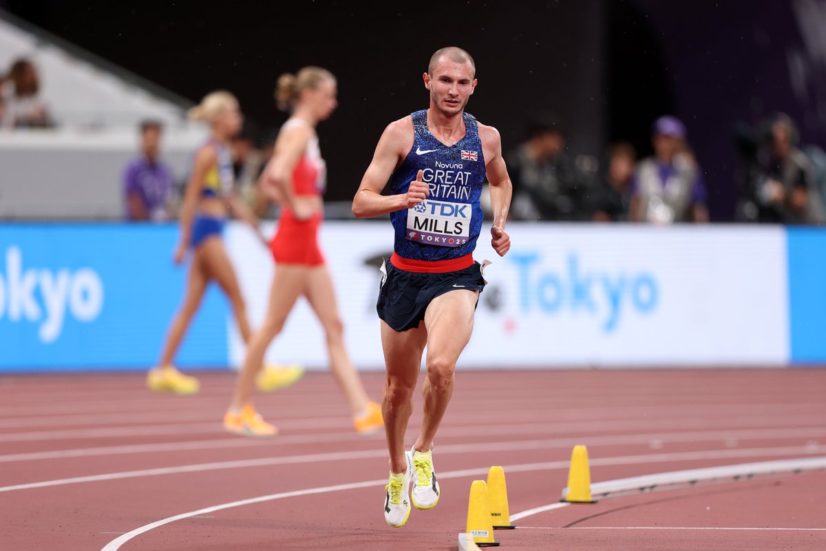 George Mills finishes 16th in the men's 5000m final in 13:44.88

#NovunaGBNI #WCHTokyo25 #WorldAthleticsChamps