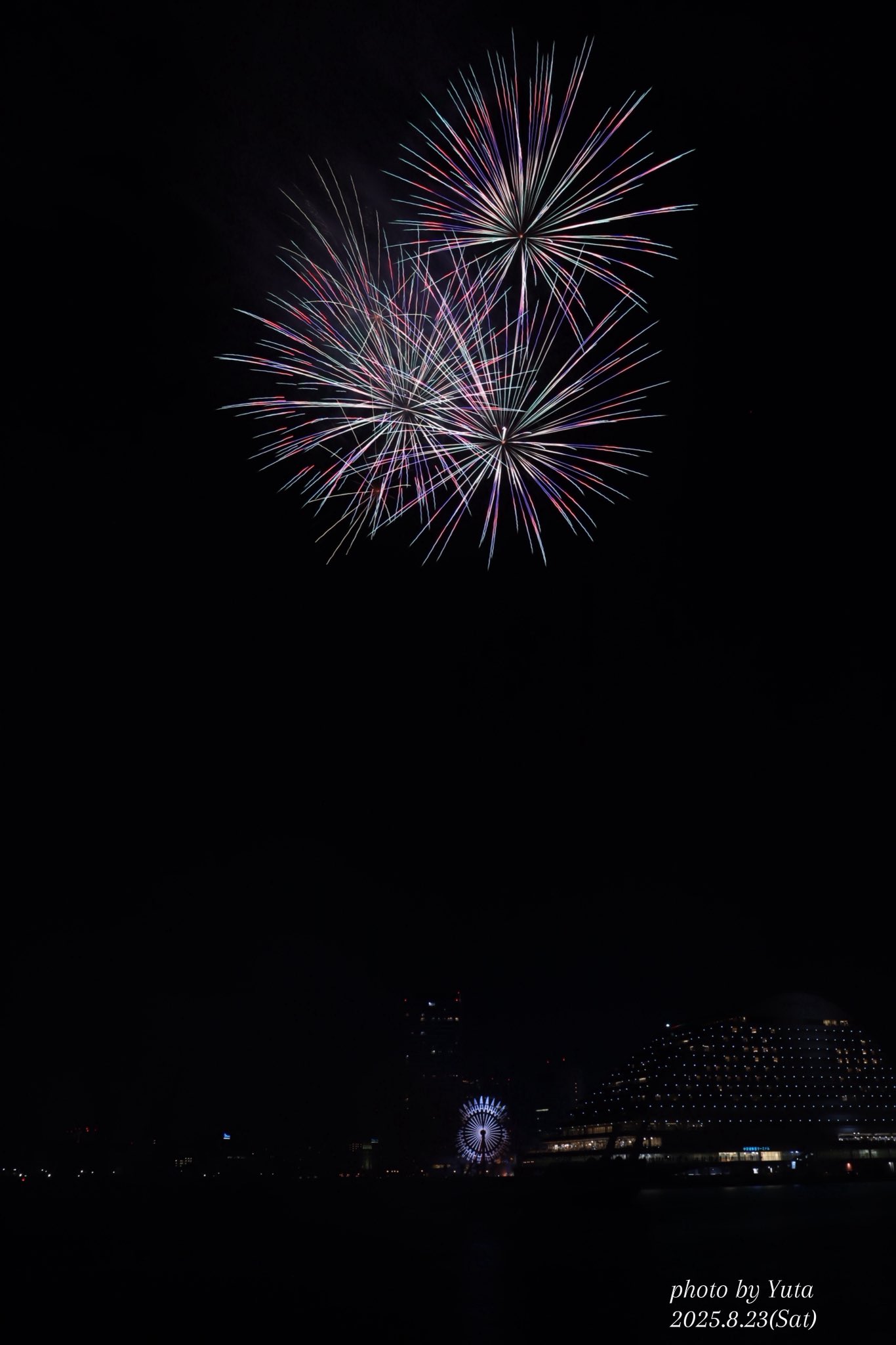花火写真 23 高崎花火2025🎆 今年は初めて観音山から撮影しました！ いつも