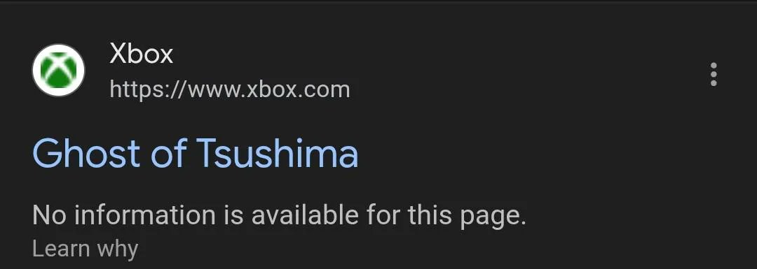 🚨 RUMOR: Horizon Zero Dawn en Xbox 🚨

En Reddit, usuarios han descubierto un link a la tienda de Xbox para Horizon Zero Dawn y Ghost of Tsushima.

Actualmente, al intentar acceder desde la tienda alemana aparece como "URL no encontrada", lo que sugiere que podría haberse