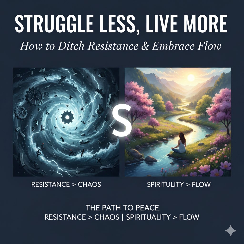 Spiritual4Peace's tweet image. Why Resistance Creates Chaos 
Resistance = chaos.
🌊 Fighting the current only exhausts you. 
Flowing = trust. 
Whisper: “I release the need to control this. I allow myself to flow.” 
Suddenly, the river carries you where you need to go. #InnerPeace #LetGoAndFlow