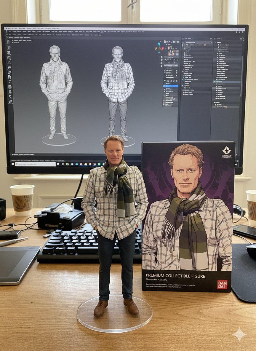 Artificial Intelligence thinks this is what I look like as an action figure. Not sure I like it 100% but then again...who am I to argue with AI :)