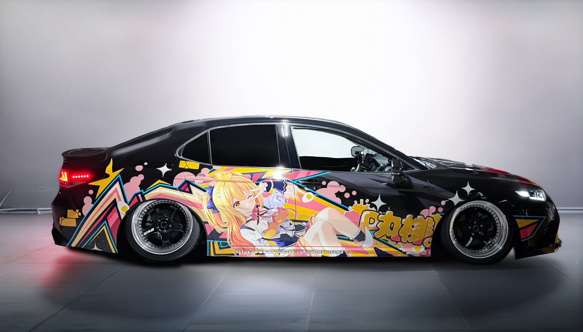 P丸様。🐣🍳の痛車完成しました！ イラスト:sagwa様(🥚ssaaggwwaa