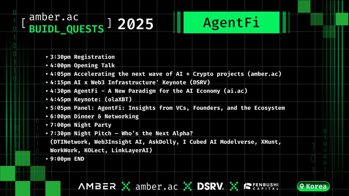 LinkLayerAI's tweet image. As a Top 10 participant of the @amber_ac_ Builder Quest, we will deliver a presentation at #DSRV tomorrow, and #LinkLayerAI will keep getting better.