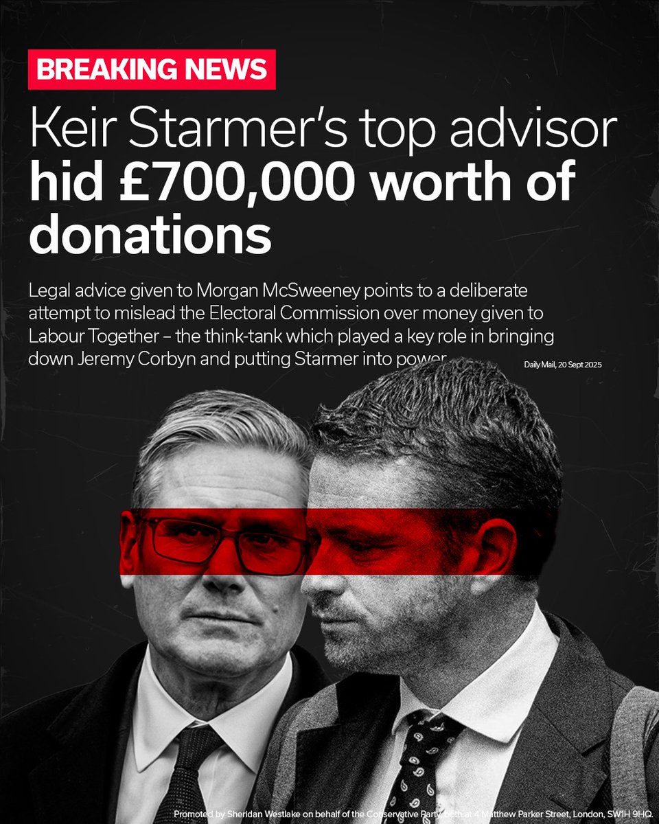 Were unlawful funds used to make Keir Starmer Labour leader?

The Prime Minister and his Chief of Staff have serious questions to answer.