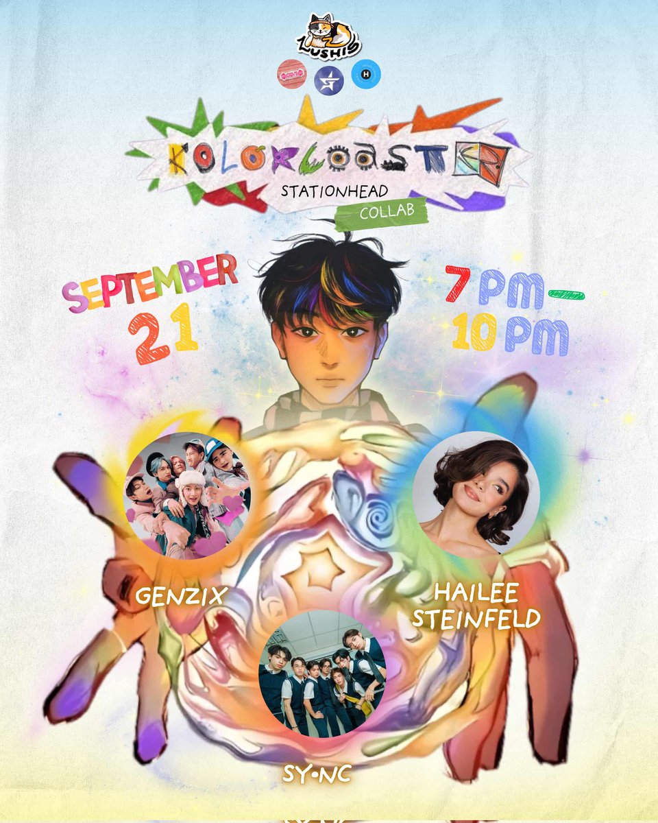 About_Hailee's tweet photo. Day 2, Let's Go! 🚀

Streaming  Namumula of Maki and Top Songs of Hailee Steinfeld,  SY-NC, & GENZIX.

⏰Sept. 21 | 7PM - 10PM | PHT🇵🇭
🔗https://t.co/eFhvHKo0Wp

Hop on the #KOLORCOASTER Tonight! 🔴🎢 ❤️

#KOLORCOASTERstreamingparty
#namumula #Maki @clfrnia_maki 

*Fan Event Only, No Artists Attending*