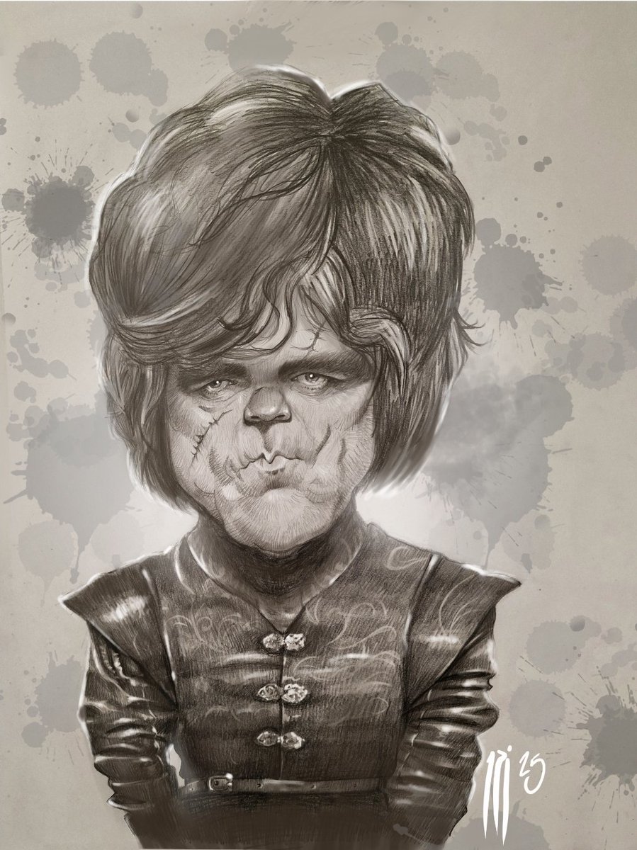 arimations's tweet photo. #Arimations #Aricaturas #caricature #caricatura #trendingreels #trending #tyrion #lannister #got #gameofthrones #hbo #serie #tvshow #boceto #bostezo #sketch #pencil #pencilsketch #pencilart #art #dibujo #ilustración #illustration #hieloyfuego #georgerrmartin #peterdinklage https://t.co/MLQyEFrXgF
