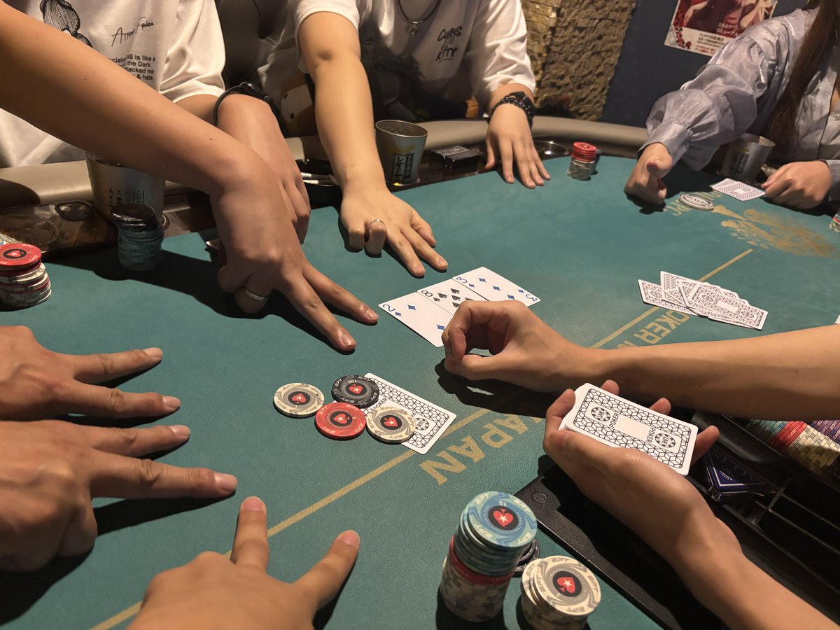 リングゲーム6名でスタートしました〜！皆さんの来店をお待ちしております！！

#FLAPO #poker #西船橋