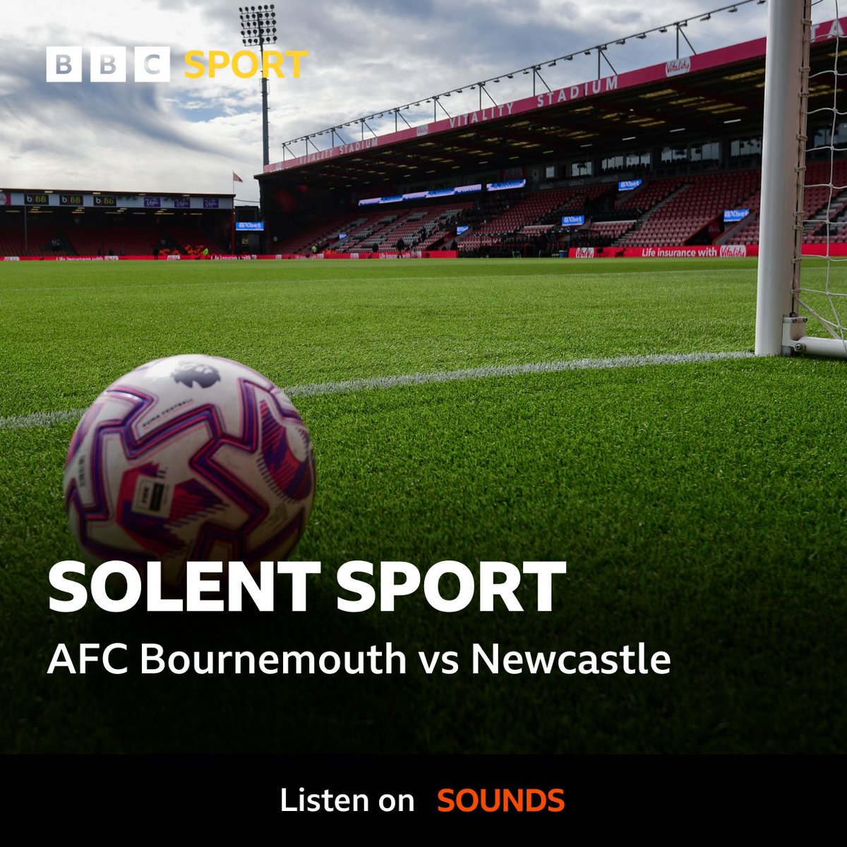 🚨 WE'RE LIVE!

<a href="/JonoHolmes1/">Jono Holmes</a> is at Vitality Stadium... 

🍒 #AFCB vs Newcastle in the Premier League
😇 <a href="/SaintsFCWomen/">Southampton FC Women</a> vs Bristol City (updates)
🔵 <a href="/PompeyWomen/">Portsmouth Women</a> vs Sheff Utd (updates)

Listen to all of the live build-up ⬇
bbc.co.uk/programmes/m00…