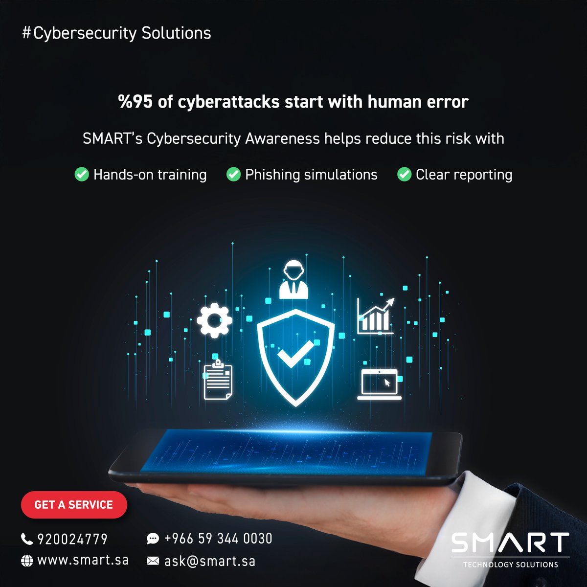 SmartTechSA's tweet image. تواصل معنا عبر الواتس اب واطلب خدمة الوعي السيراني -  الرابط في البايو 👆🏻

Contact us Via WhatsApp and ask for Cybersecurity Awareness service - link in Bio👆🏻

#سمارت #امن_سيبراني #هجمات_الكترونية #SMART #cybersecurity #cyberthreats