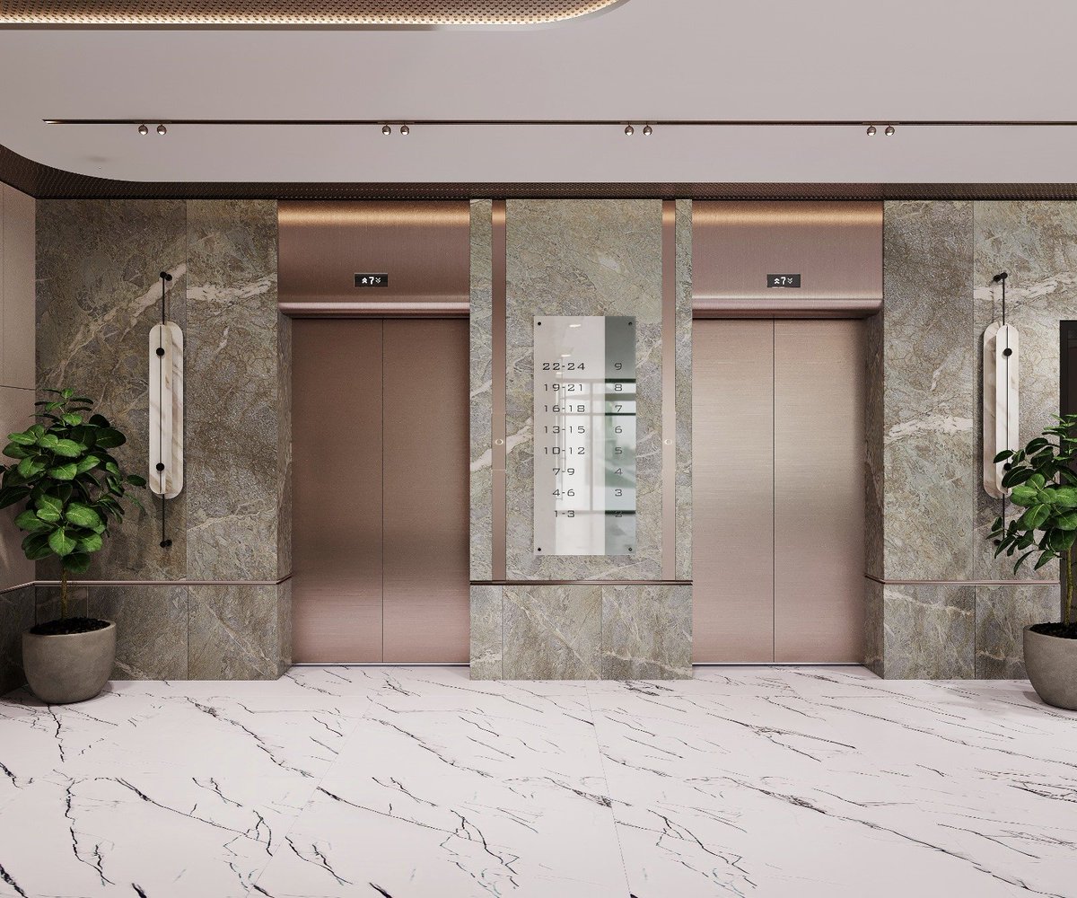 CSTERNDesign1's tweet photo. A refined lobby where natural stone, marble textures, and lush greenery create a timeless balance. 🌿✨
Soft lighting highlights the architectural lines, while the combination of warm and cool tones adds depth and sophistication. The space feels both elegant and welcoming — a modern interpretation of comfort and luxury.

#interiordesign #lobbydesign #luxuryinteriors #modernlobby #architecturedesign #interiorarchitecture #marbledesign #luxuryliving #spatialdesign #moderninteriors #designinspiration #contemporarydesign #interiordetails #luxurydesign