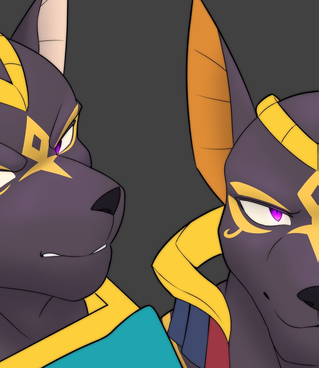 DaRealBane's tweet photo. Anuberus fanart (WIP) uwu https://t.co/7Pg2r8UK6p