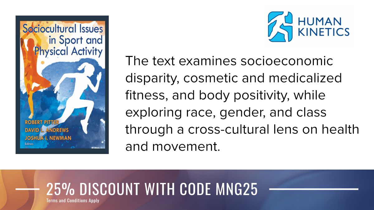 mare_nostrum_uk's tweet photo. @DukePress @APA Explores the intersections between modern physical activity and society, surpassing the scope of sociological texts that focus solely on sports, covering a broad range of physical activities.
π https://t.co/g12GyiA9pZ
Browse Sociology: https://t.co/PqlFVAfGZE
#HumanKinetics https://t.co/JwLzpsyd8N
