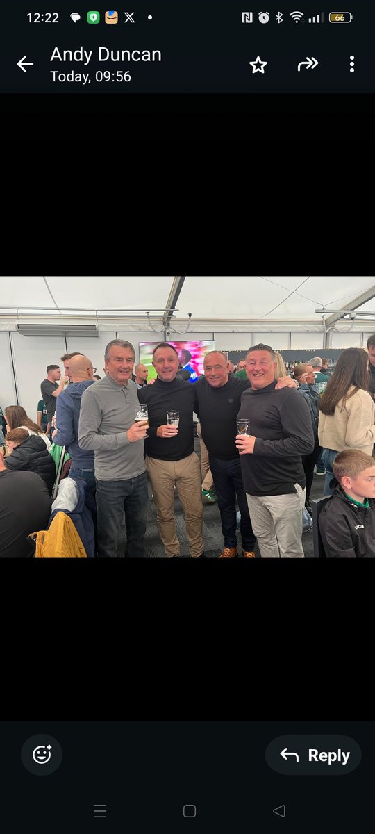Great day at argyle yesterday, not the result we wanted ,but great to catch up with my mate Gary Maguire,and team mates,Mike honey,Andy Duncan ,and Paul Edwards .