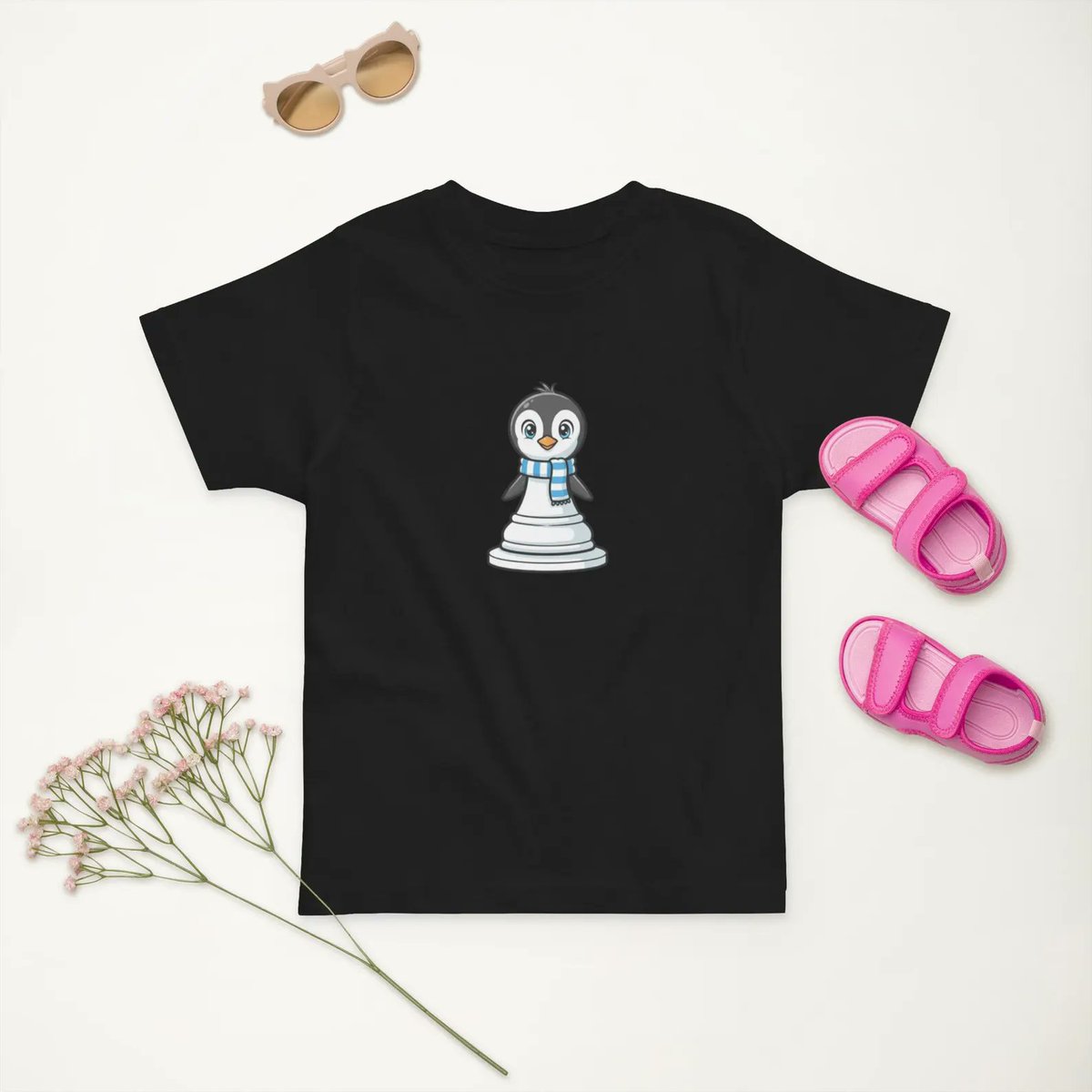 _deshack's tweet image. We've made our first move! ♟️
Our brand new Pawnguin tee is now live on our Etsy store! It's the perfect shirt for your little champion. Get it now and get 20% off all orders with code NEWGAMELAUNCH.
rookingood.etsy.com/?coupon=NEWGAM…
#chess #chessforkids #toddlerfashion #RookinGood