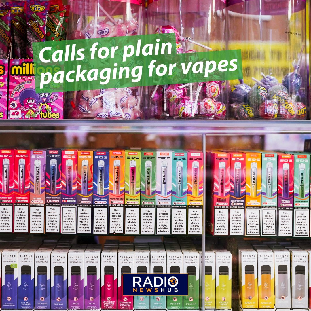 radionewshub's tweet photo. New study: plain vape packaging could reduce teen interest without hurting adult vaping for quitting.
Researchers say limiting flavour descriptors & colours may be key.
Full story 👉 https://t.co/4W44Ji5i5D
#Vaping #PublicHealth #PlainPackaging https://t.co/YiC44cHppo