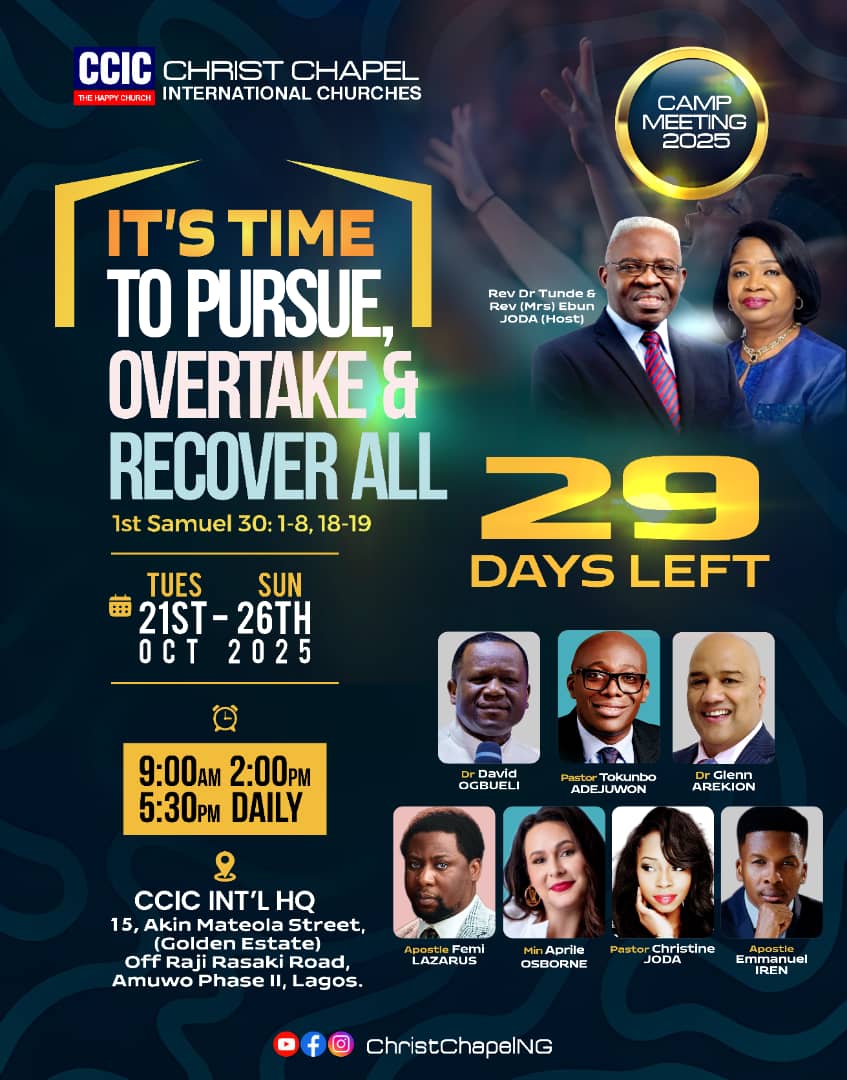 Christ Chapel Isolo Worship Center tweet media