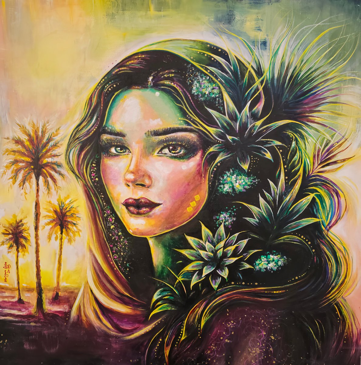 🌸🌿 ستدّنو إليكَ الأماني مخضرّة.. 
ويعقبُ صَبرك حُلماً تورّد