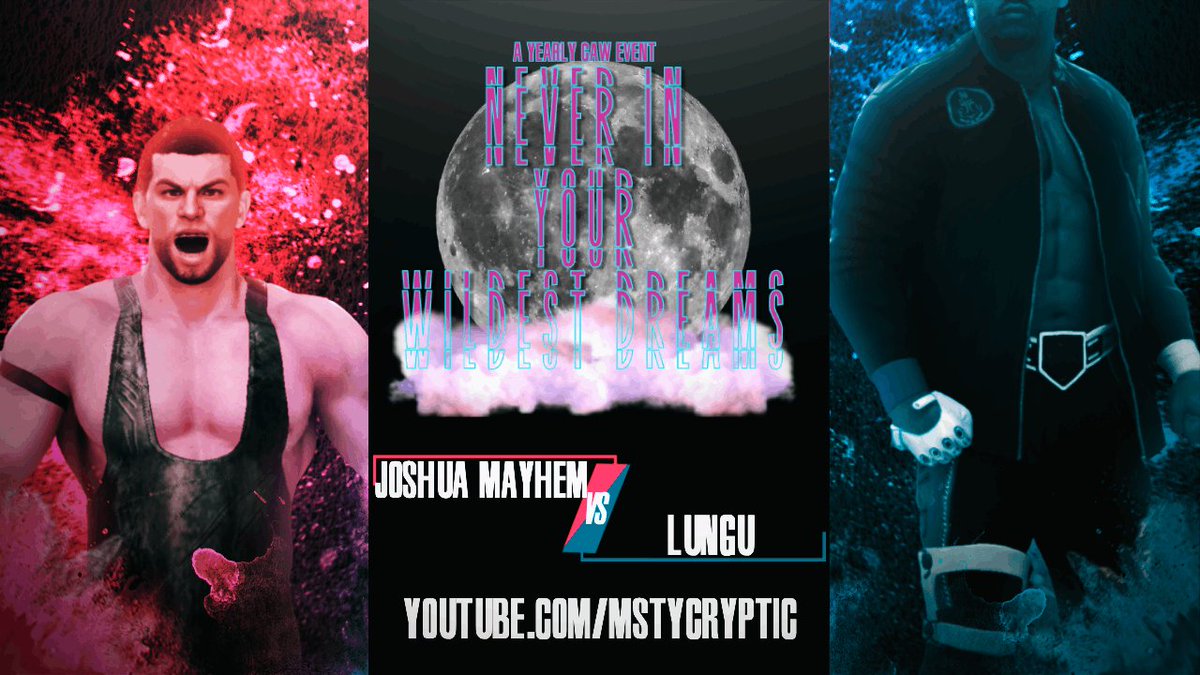 For a match that had to be changed, Joshua Mayhem will face the towering LUNGU! (Don't mind Lungu, our photography team were on short notice and he's TALL as fuck)